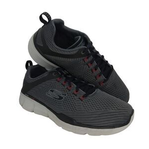 Skechers Equalizer Mens Pre-owned Gray Lite Weight Sneakers - sz. 8 1/2